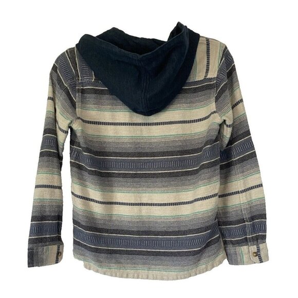 Billabong Blue and Cream Striped Sweatshirt - Picture 2 of 12